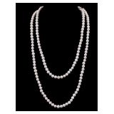 Sterling and Pearl Necklace