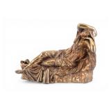 Bronze Classical Maiden Clock Topper