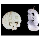 Chinese Carved Jade Pendants