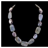 Paola Valentini Labradorite and Sterling Necklace