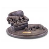 Cast Resin Figural Sculpture, T. Acevedo