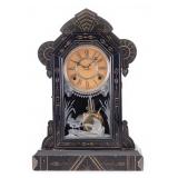 Merl Wm. Gilbert Embonized Mantle Clock