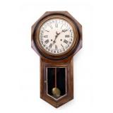 19th C Regulator Wall Clock