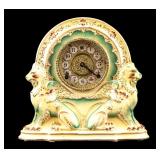 Wm. L. Gilbert Clock Co. Porcleain Mantel Clock