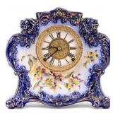 Wm. L. Gilbert Clock Co. Porcelain Mantel Clock