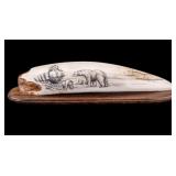 Scrimshaw Plaque