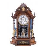 Antique Walnut Parlor Clock
