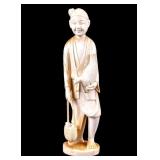 Chinese Carved Natural Material Figurine
