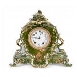 Wm. L. Gilbert Porcelain Mantel Clock