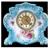 Wm. L. Gilbert Clock Co. Porcleain Mantel Clock