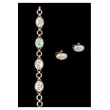 10K GF and Jade Jewelry Set
