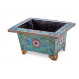 Chinese Cloisonne Planter Pot