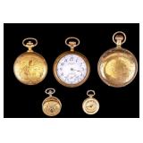 Elgin, Caravelle, and Other Pocket Watches
