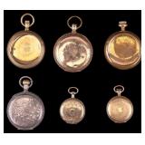 Gold Filled and Coin Silver Pocket Watch Cases