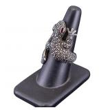 Sterling Silver Lizard Ring