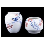 Vintage Japanese Porcelain Vases