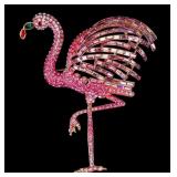 Pink Flamingo Brooch