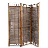 3-Panel Bamboo Privacy Screen