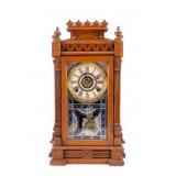 Antique Gilbert 'Dacca' Walnut Parlor Clock