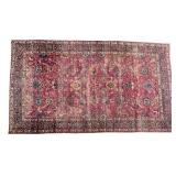 Large Antique Kirman Rug**