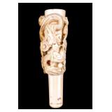 Antique Chinese Carved Dragon Cigarette Holder