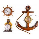 Nautical Gilbert and Other Wall Clocks