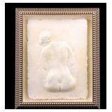 Ellen Milan (Am. 1937) Embossed Nude on Paper