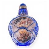 Chinese Reverse Painted Peking Glass Snuff Bottle