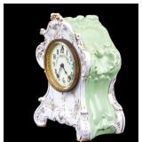 Silesian Porcelain Mantel Clock