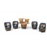 Brothers of Kentucky Whisky Barrel Dining Set