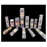 14 Vintage Olive Jars with Labels