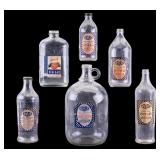 Glass Vinegar Bottles (6)