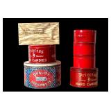 Vintage Candy and Food Tins