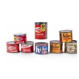 10 Vintage Coffee Tins