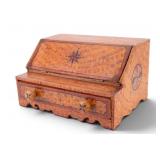 Vintage American Folk Art Painted Secretary Box