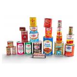 Vintage Food Tins and Grocery Containers