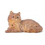 Hubley Cast Iron Painted Cat Doorstop