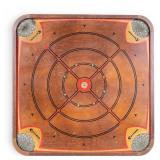 Vintage Carrom Game Board with Two-Sided Design