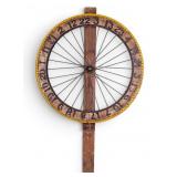 Early American Folk Art Carnival Chance Game Wheel