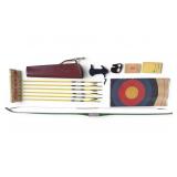 Vint. Indian Archery Bow & Arrow Set, Original Box
