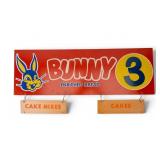 Vintage Bunny Enriched Bread Store Sign