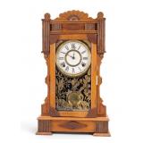 Wm. Gilbert Calpe Gingerbread Mantle Clock