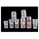 Vintage Glass Jar Containers (8)