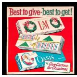 Chesterfield Christmas Advertising Poster