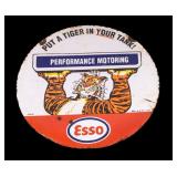 Vintage Esso Tiger Enameled Advertising Sign