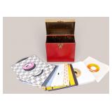 Vintage 45 Vinyl Records and Case (18)