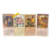 4 American Stores Co. Vintage Calendars
