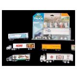 Promotional Model Train Cars and Semi Trucks