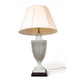 Celadon Style Reticulated Large Lamp