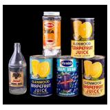 Vintage Juice and Tea Tins